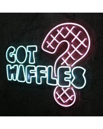 Got Waffles Custom Neon Sign