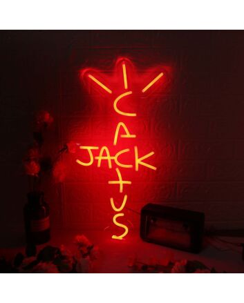 Cactus Jack Red Neon Sign