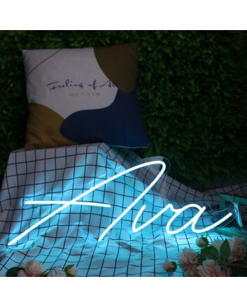 Ava Blue Neon Sign