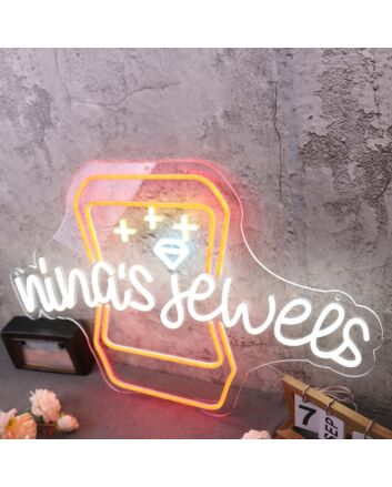 Ninas Jewels Custom Neon Sign