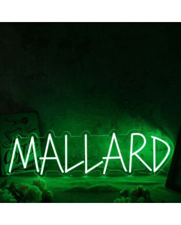 Mallarf Green Neon Sign