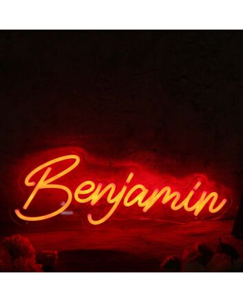 Benjamin Red Neon Sign