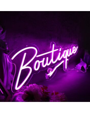 Boutique Purple Neon Sign