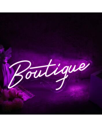 Boutique Purple Neon Sign