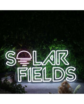 Solar Fields Custom Neon Sign