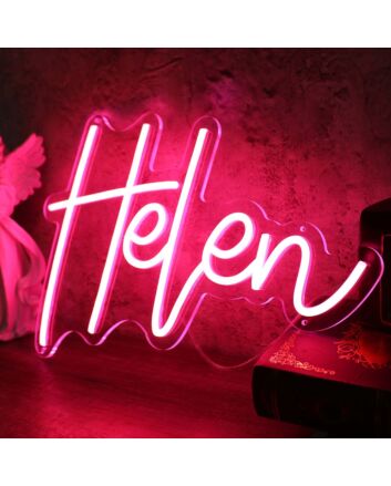 Helen Red Neon Sign
