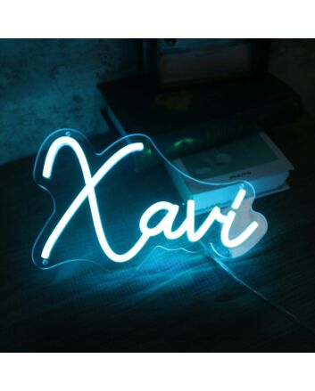 Xavi Blue Neon Sign
