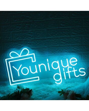 Younique Gifts Blue Neon Sign