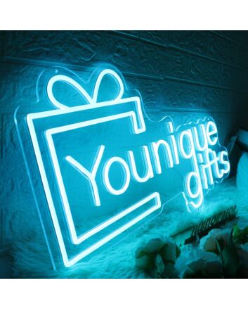 Younique Gifts Blue Neon Sign