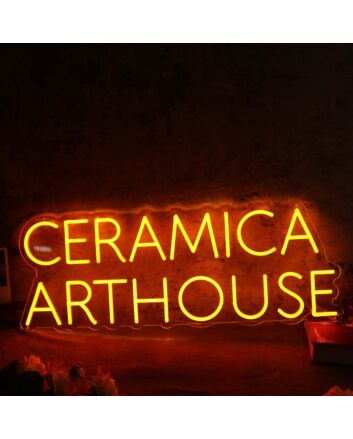 Ceramica Arthouse Orange Neon Sign