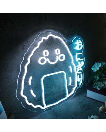 Japanese Rice Balls Neon Sign