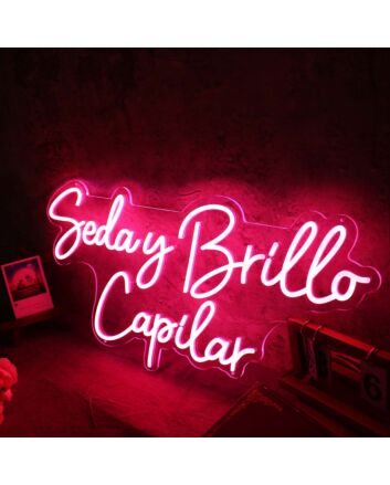 Seday Brillo Capilar Red Neon Sign