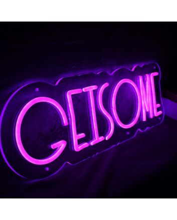 GETSOME Purple Neon Sign