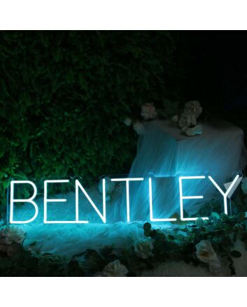 Bentley Blue Neon Sign