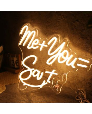 Me You Santi Yellow Neon Sign