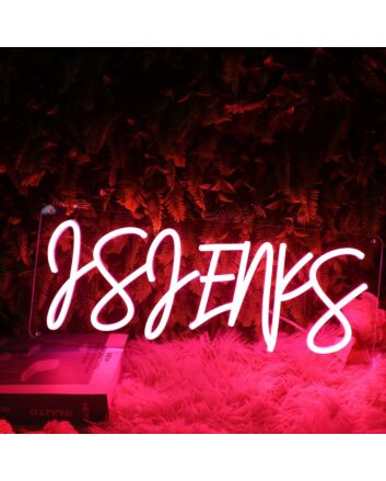 Asaenks Red Neon Sign