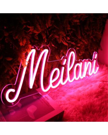 Meilani Red Neon Sign