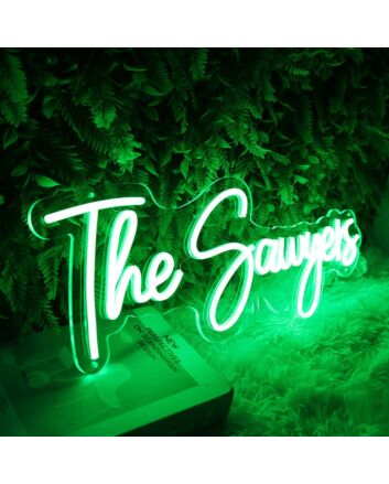 The Sawyers Green Neon Sign