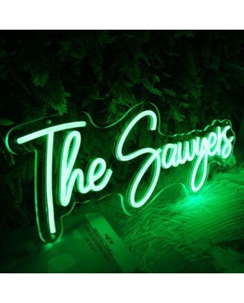 The Sawyers Green LED Neon Sign