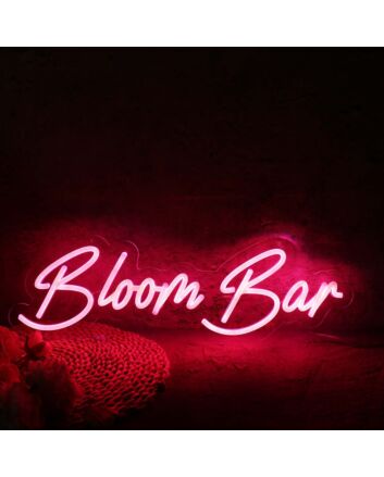 Bloom Bar Red Neon Sign
