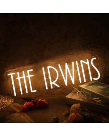 The IRWINS Yellow Neon Sign