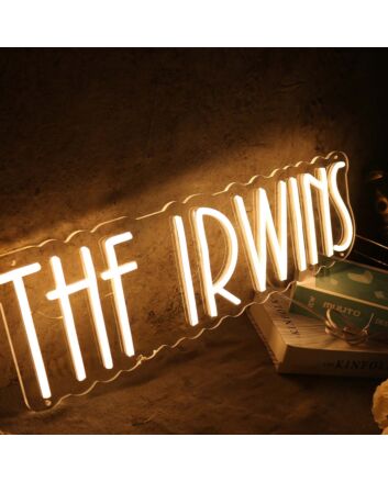 The IRWINS Yellow Neon Sign