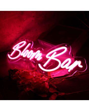 Bloom Bar Red LED Neon Sign