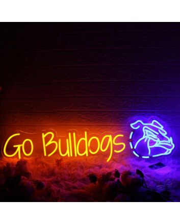 Go Bulldogs Custom Neon Sign