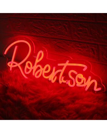 Robertson Red Neon Sign