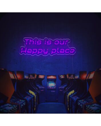 This Is Our Happy Place LED Neon Sign