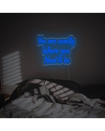 You Are Excatly You Need To Be LED Neon Sign