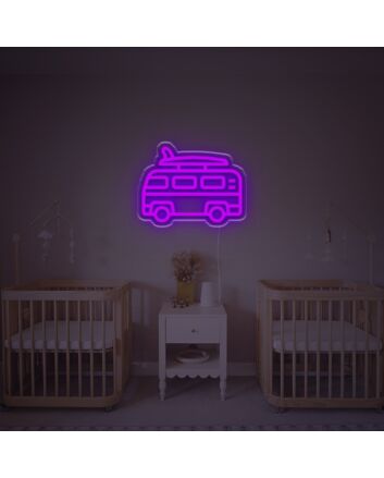 Old School Bus LED Neon Sign