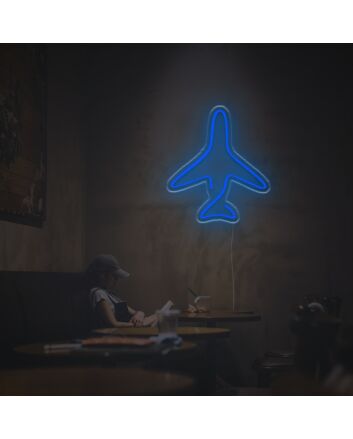 Plane Outline LED Neon Sign