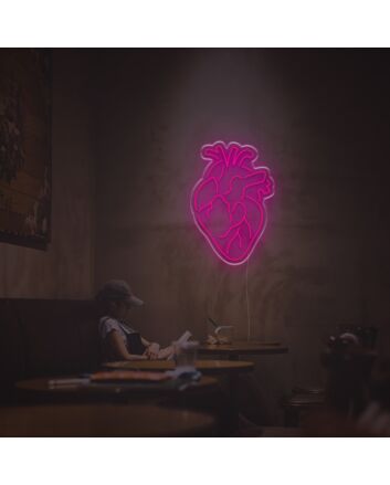 Real Heart LED Neon Sign