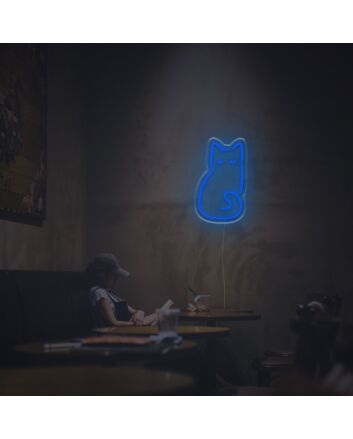 Sleeping Cat LED Neon Sign