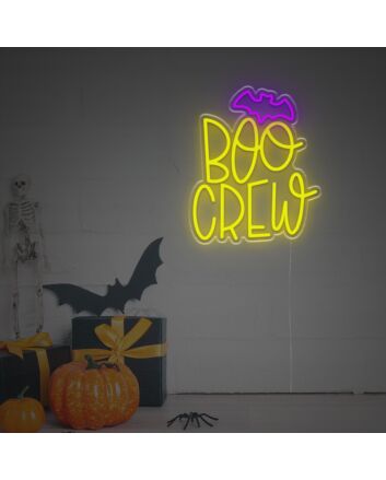 Boo Crew LED Neon Sign