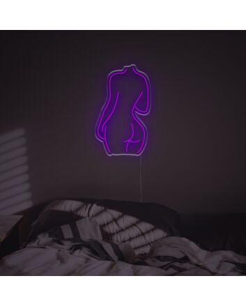 Lady Back Body LED Neon Sign