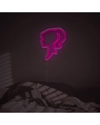 Lady Profile LED Neon Sign