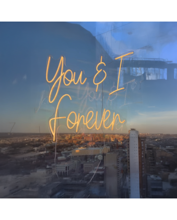 You & I Forever Neon sign