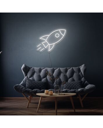 Rocket Neon Sign