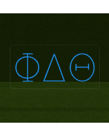 Phi Delta Theta ΦΔΘ LED Neon Sign Celebrating Brotherhood and Lifelong Friendship