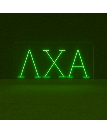 Lambda Chi Alpha ΛΧΑ LED Neon Sign Celebrating Brotherhood and Service