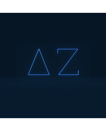 Delta Zeta ΔΖ LED Neon Sign Showcasing Sisterhood and Empowerment