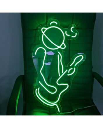 Space Musician LED Neon Sign