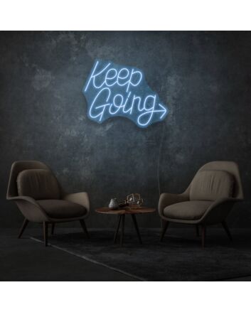 Keep Going LED Neon Lettering