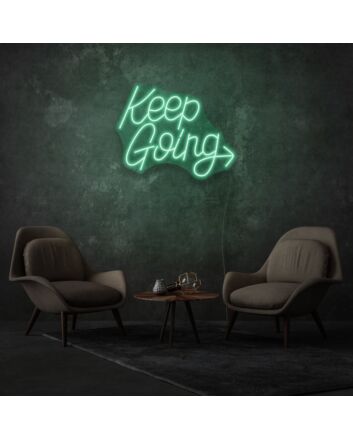 Keep Going LED Neon Lettering