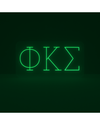Phi Kappa Sigma ΦΚΣ LED Neon Sign Celebrating Brotherhood and Tradition