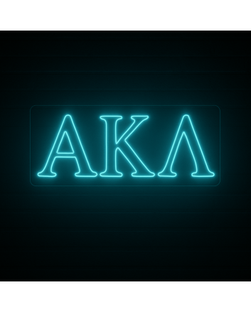 Alpha Kappa Lambda ΑΚΛ LED Neon Sign Celebrating Brotherhood and Character