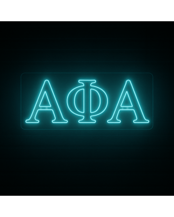Alpha Phi Alpha ΑΦΑ LED Neon Sign Celebrating Brotherhood and Excellence