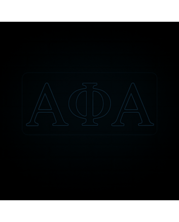 Alpha Phi Alpha ΑΦΑ LED Neon Sign Celebrating Brotherhood and Excellence